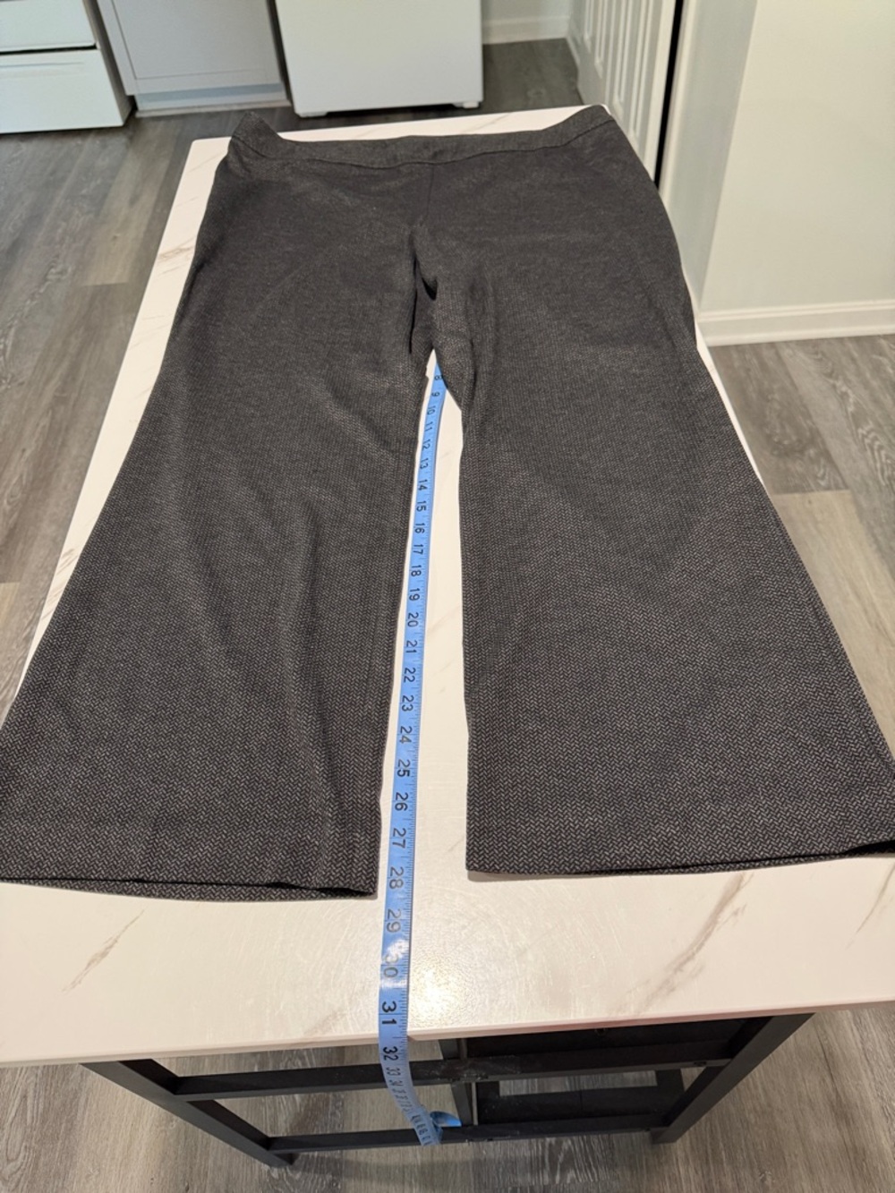 Women’s' Gray Knit Wide-Leg Pants